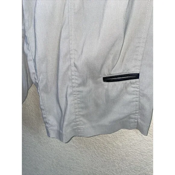 Jamie Sadock Gray capri Mid Rise Pull On Golf Cargo Pockets 6 athletic - Picture 5 of 11